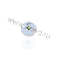 Мощный светодиод XP-E star DC138 (3W, 3,1V, Warm White, 16mm)