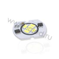 Светодиодная матрица 5730, 6 led, 220V, 6W, Ф32mm, D140, white