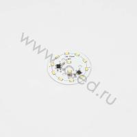 Светодиодная матрица 2835, 12 led, 220V, 5W, Ф50mm, D145, warm white