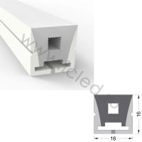 Силиконовая оболочка T1616 S7 (16*16mm, pcb 12mm, торец)