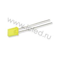 Светодиод ICL-2х5х7mm LE80 (yellow, 200-400mcd, diffuse)