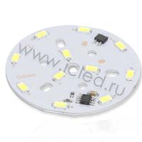 Светодиодная матрица 5730, 11 led, 220V, 7W, Ф56mm, D146, white