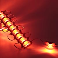 Светодиодный модуль 3 led 2835 MOD107 (12V, 1.5W, red, IP65)