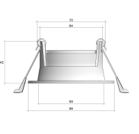 Светильник POINT (RAL9003 — GU10)