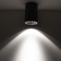 Светодиодный светильник накладной JH-MZ-T12W B97 (220V, 12W, черный корпус, day white)