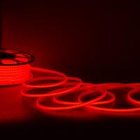 Светодиодная лента 220V, COB 240 chip/m, red, IP65, 240R
