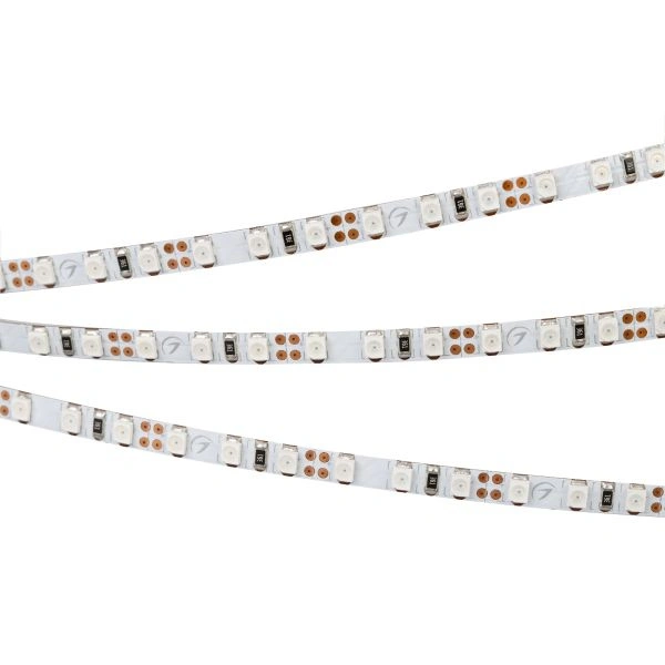 Светодиодная Лента RT 2-5000 12V Yellow 5mm 2x (3528, 600 LED, LUX) (Arlight, 9.6 Вт/м, IP20)