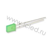 Светодиод ICL-2х5х7mm LE79 (green, 400-600mcd, diffuse)