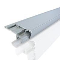 Алюминиевый профиль 458 (2000х59,2х23,7мм с рассеивателем)