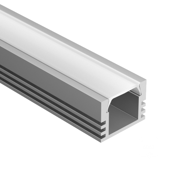 Профиль U-16 12 Anod (с экраном) — 2000мм
