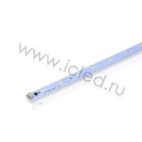 Светодиодная линейка 2835, 12 led, 220V, 6W, 410mm, D183, warm white
