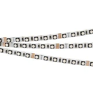 Светодиодная Лента MINI-120-24V RGB 5mm (3535, 5m, LUX) (Arlight, 8 Вт/м, IP20)