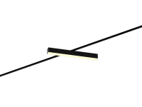 Трековый светильник 6063 5050 TR4 (RAL9005 1250mm Prizma — 3K 48W)