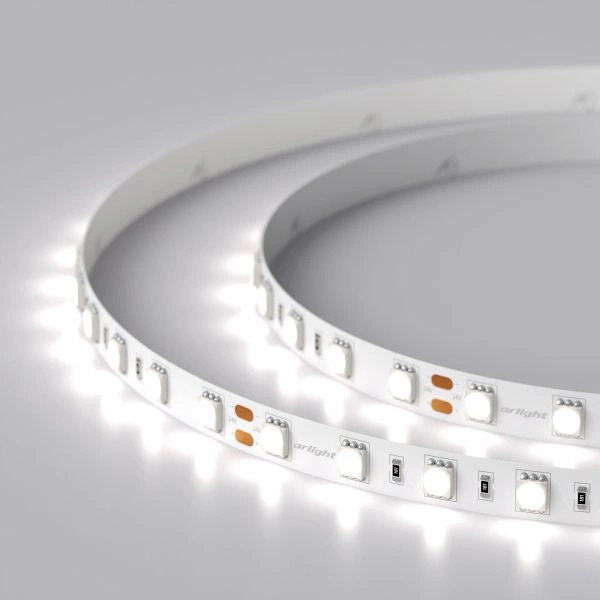 Светодиодная Лента RT 2-5000 24V White6000 2x (5060, 300 LED, LUX) (Arlight, 14.4 Вт/м, IP20)