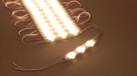 Светодиодный модуль 3 led 6011 MOD86 (1,5W, 12V, warm white, IP65)