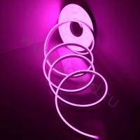 Светодиодный гибкий неон 4.5*13, 24V pink LB21 (блистер 5м)