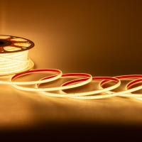 Светодиодная лента 220V, COB 240 chip/m, warm white, IP65, 240WW