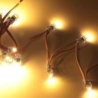 Светодиодный модуль пальчиковый MOD75 (12V, warm white, 9mm)