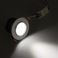 Светодиодный светильник S1001-5W-R85W BW6 (220V, 5W, day white, круглый D90mm)