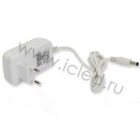 Сетевой адаптер 12V 1A 12W, Z13, штекер 5.5x2.1, белый корпус