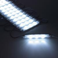 Светодиодный модуль 3030-3 MOD91 (2W, 220V, 45x15°, cool white, IP65)