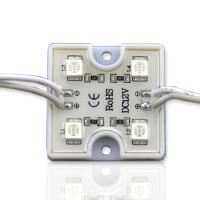 Светодиодный модуль квадратный 5050-4 (1,44W, 12V, Green)