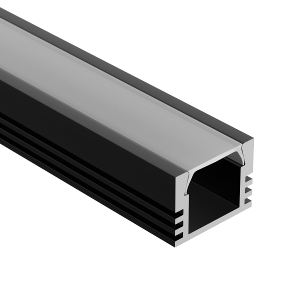 Профиль U-16 12 Anod (с экраном) — 2000мм