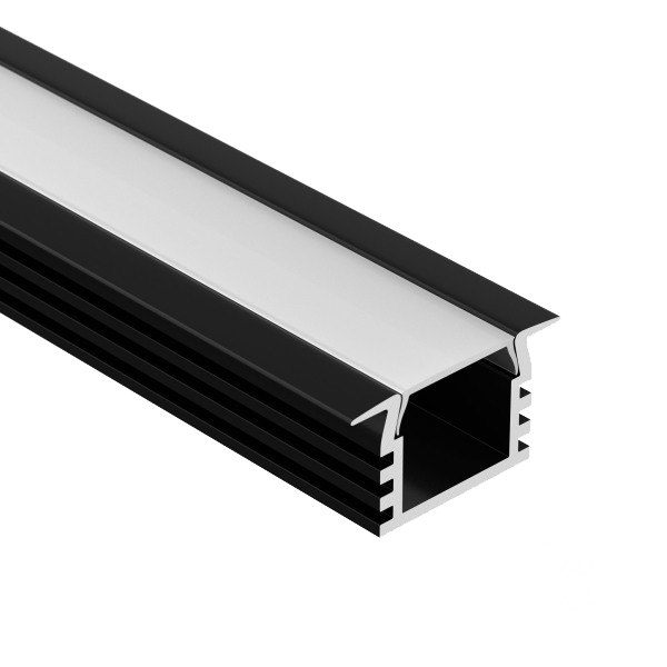 Профиль U-16 12-IN Anod (с экраном) — 2000мм