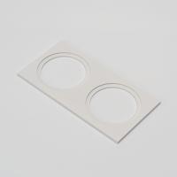 Рамка двойная для MINI COMBO, квадратная, белая