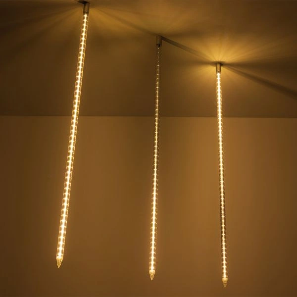 Светодиодная гирлянда ARD-ICEFALL-CLASSIC-D23-1000-CLEAR-96LED-LIVE WARM (230V, 1.5W) (Ardecoled, IP65)