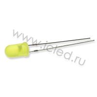Светодиод ICL-5mm LE72 (yellow, 800-1000 mcd, diffuse)
