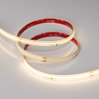 Светодиодная Лента герметичная SPI-COB-SE-X378-12mm 24V Warm3000-PX63-BPT (7 W/m, IP65, 5m) (Arlight, бегущий огонь)