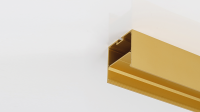 Алюминиевый профиль Design LED LS 5050, 2500 мм, золотой