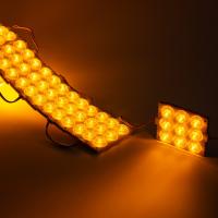 Светодиодный модуль 9 led 3030 MOD122 (12V, 5W, yellow, IP65)