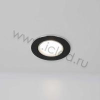 Светодиодный светильник встраиваемый 86 Nest Series Black Round (5W,Day White)