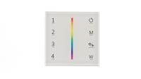Сенсорная панель T24 White IC78 (RGBW/RGB, 4 zone, RF 2.4GHz, 3VDC(AAAx2))
