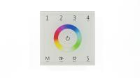 Сенсорная панель T13 White IC73 (220V, RGB, 4 zone, DMX512, RF 2.4GHz)