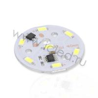 Светодиодная матрица 5730, 7 led, 220V, 3W, Ф40mm, D159, warm white