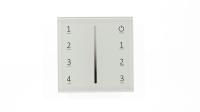 Сенсорная панель T11-1 White IC15 (220V, DIM, 4 zone, DMX512, RF 2.4GHz)