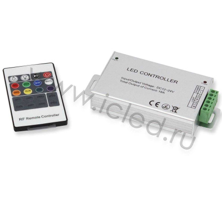 Контроллер RGB RF P222 (12-24V, 216-432W)