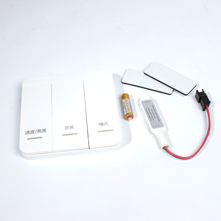 Контроллер MG2811 S382 (12-24V, 2048pix, SPI, RF 3 клавиши, для одноцветной ленты)