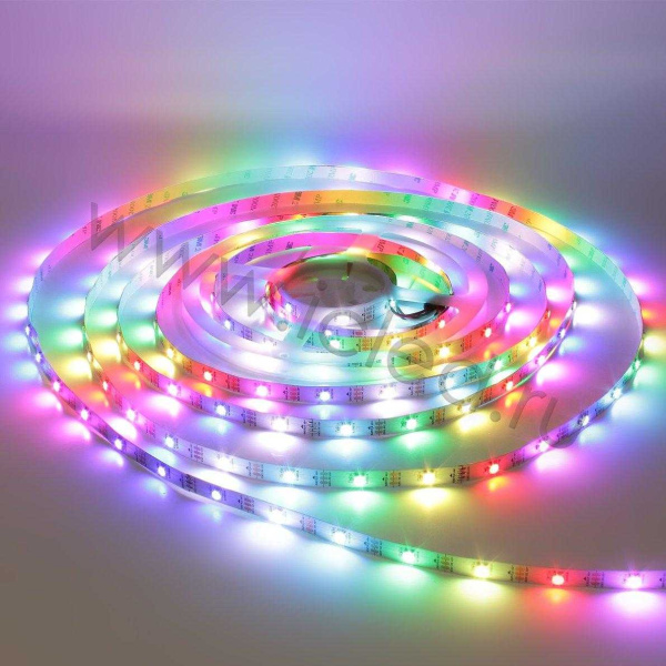 Светодиодная лента LUX class, 5050, 30 led/m, V70, RGB-SPI, WS2811A controlled, 5V, IP33