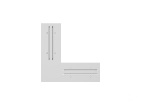Угловой соединительный коннектор питания 6063 TrackLine