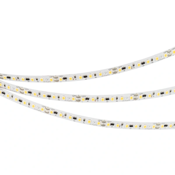 Светодиодная Лента IC-A120-8mm 24V Warm2700 (9.6 W/m, IP20, 2835, 10m) (Arlight, стабилизированная)