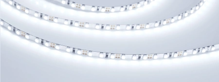 Светодиодная Лента RT 2-5000 12V Cool 8K 5mm 2x (3528, 600 LED, LUX) (Arlight, 9.6 Вт/м, IP20)