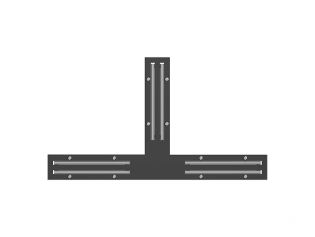 Угловой соединительный коннектор питания 6063 TrackLine