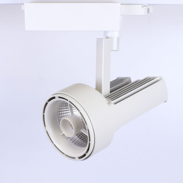 Светодиодный светильник трековый JH-GDD 2L PX65 (50W, 220V, white body, 30deg, warm white)