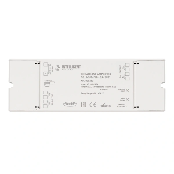 INTELLIGENT ARLIGHT Усилитель DALI-101-DIM-BR-SUF (DALI bus, 230V) (IARL, -)