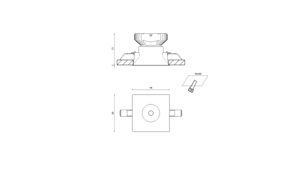 Корпус светильника COMBO-34