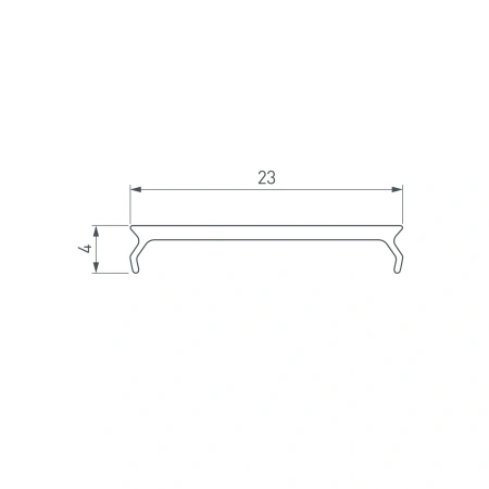 Экран MAT-L для профиля PLS-LOCK (Arlight, Пластик)
